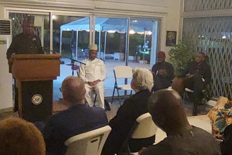 Shettima speaks at the round table with American firms