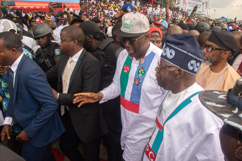 Tinubu and Sylva at Bayelsa rally