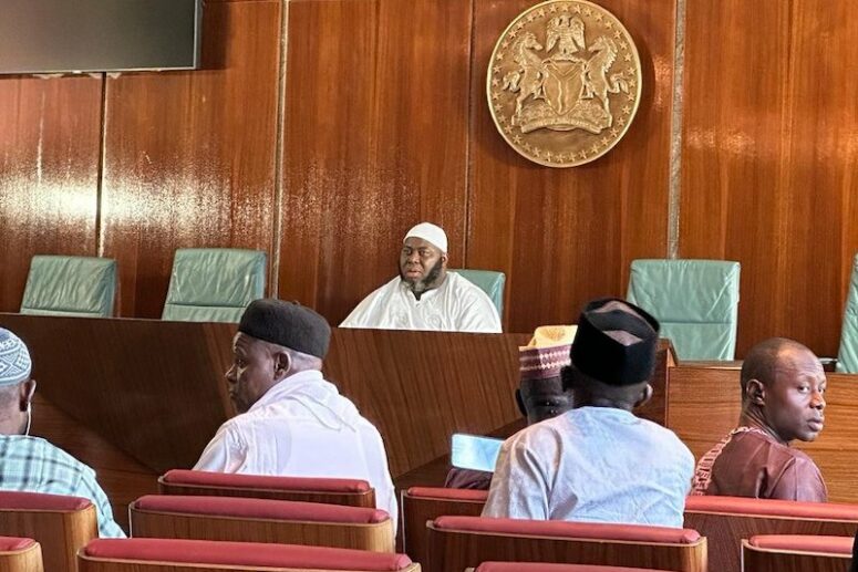 Asari Dokubo speaks to the media in Abuja after meeting President Tinubu