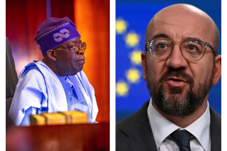 Tinubu and EU's Charles Michel