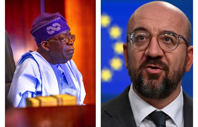 Tinubu and EU's Charles Michel