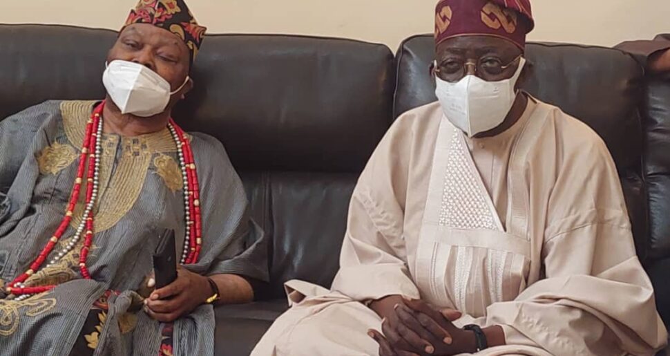 Tinubu and Awujale Oba Adetona